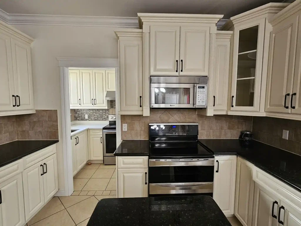 kitchen cabinet painting work