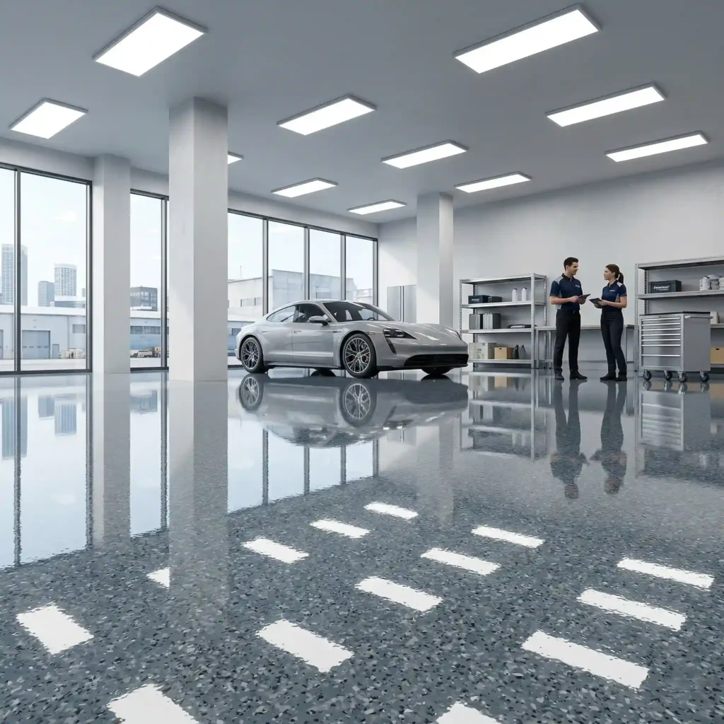 commerical epoxy flooring service