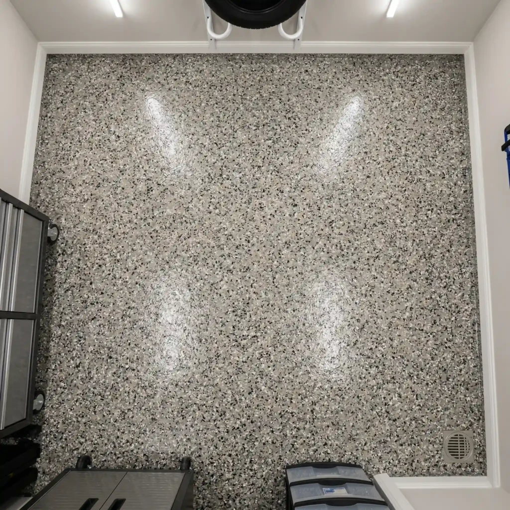 flakes epoxy flooring