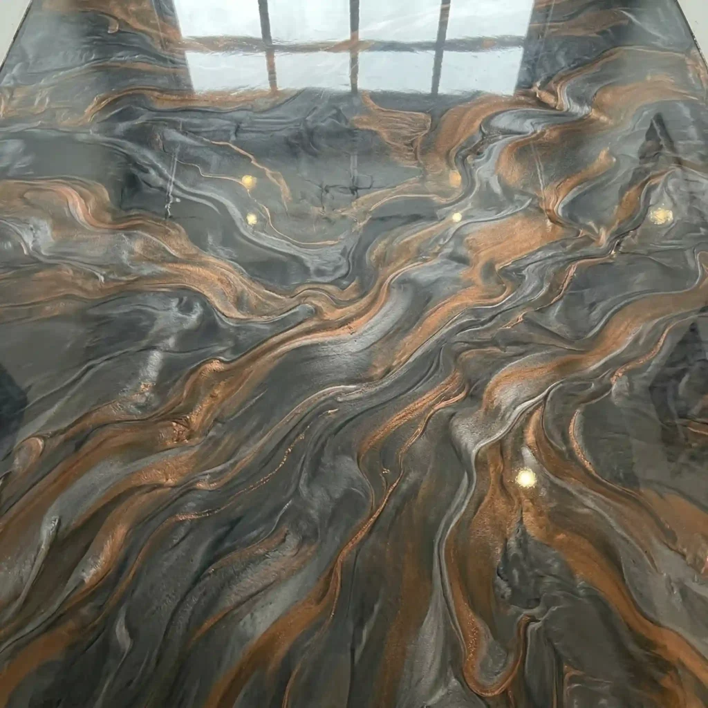 metallic epoxy flooring